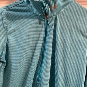 Under Armour Medium Teal Striped Pullover